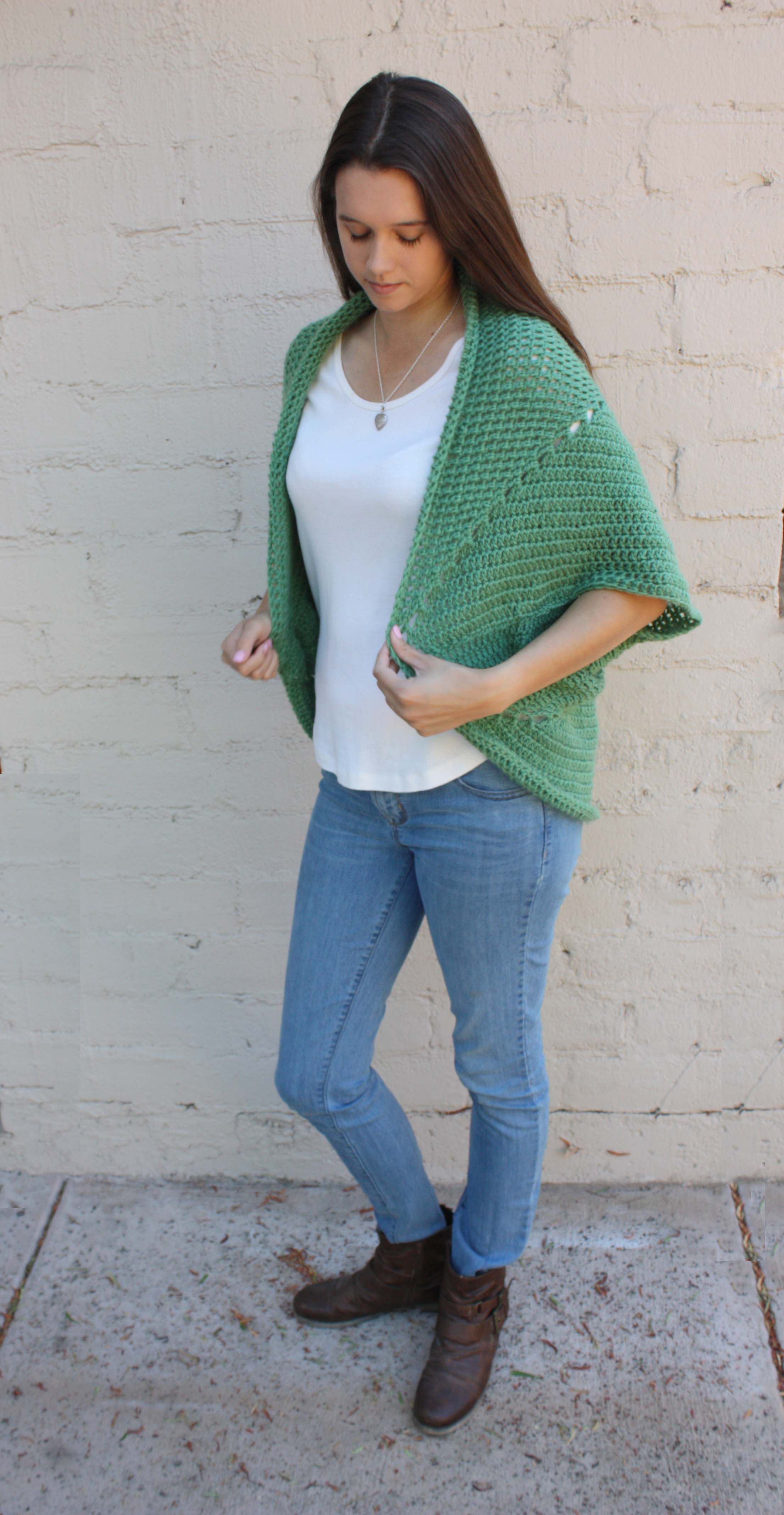 Pattern: Solid Granny Square Shrug